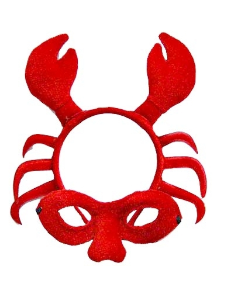 Crab headband and mask set