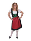 Alpine dress maiden w apron - adult