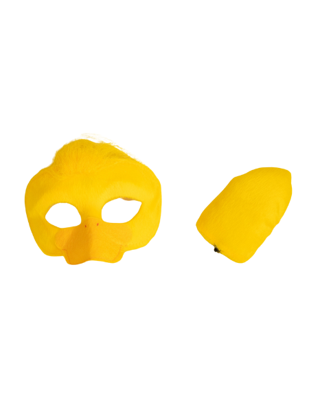 Duck face mask and tail set