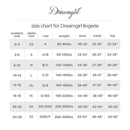 Dreamgirl Sheer Lace Babydoll and Thong Set