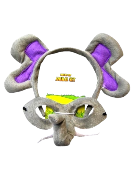 Elephant headband and mask set