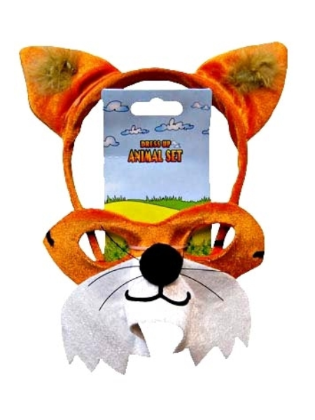 Fox headband and mask set