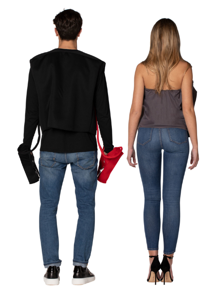 Battery & Jumper cable couple costume