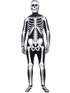 Invisible bone man morph suit skeleton costume adult