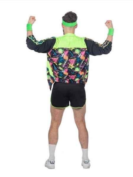 80s Aerobic Costume Men’s - Adult