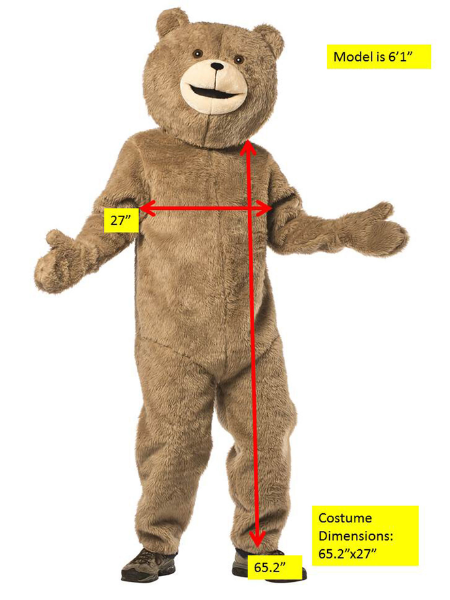 Teddy Bear mascot costume