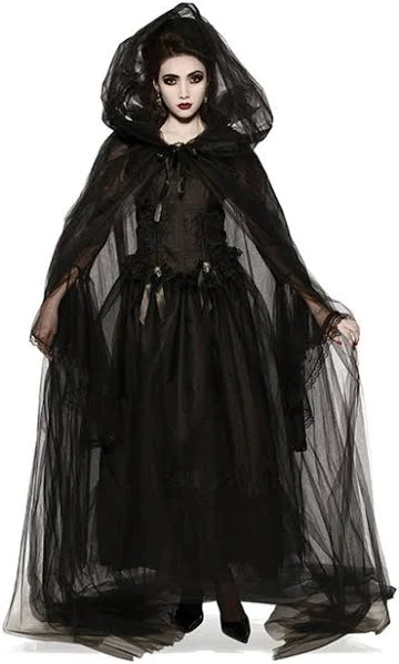 Ghostly Sorceress Womens Cape/Costume