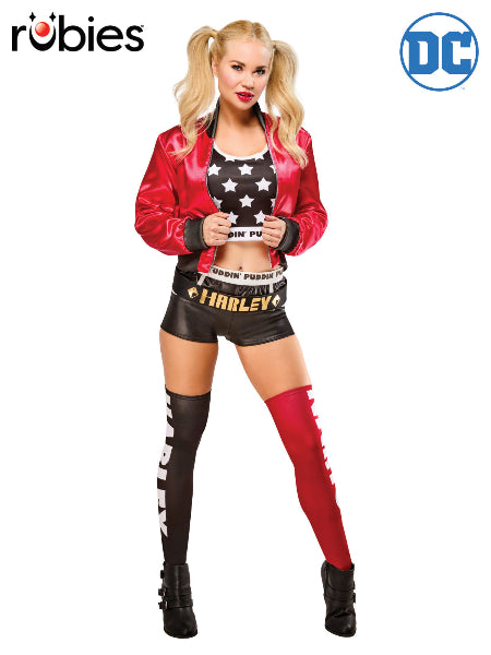 NEW Harley Quinn deluxe "Puddin" costume ADULT