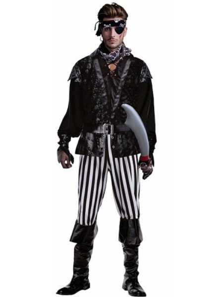 Buccaneer Mens Pirate Costume - Adult