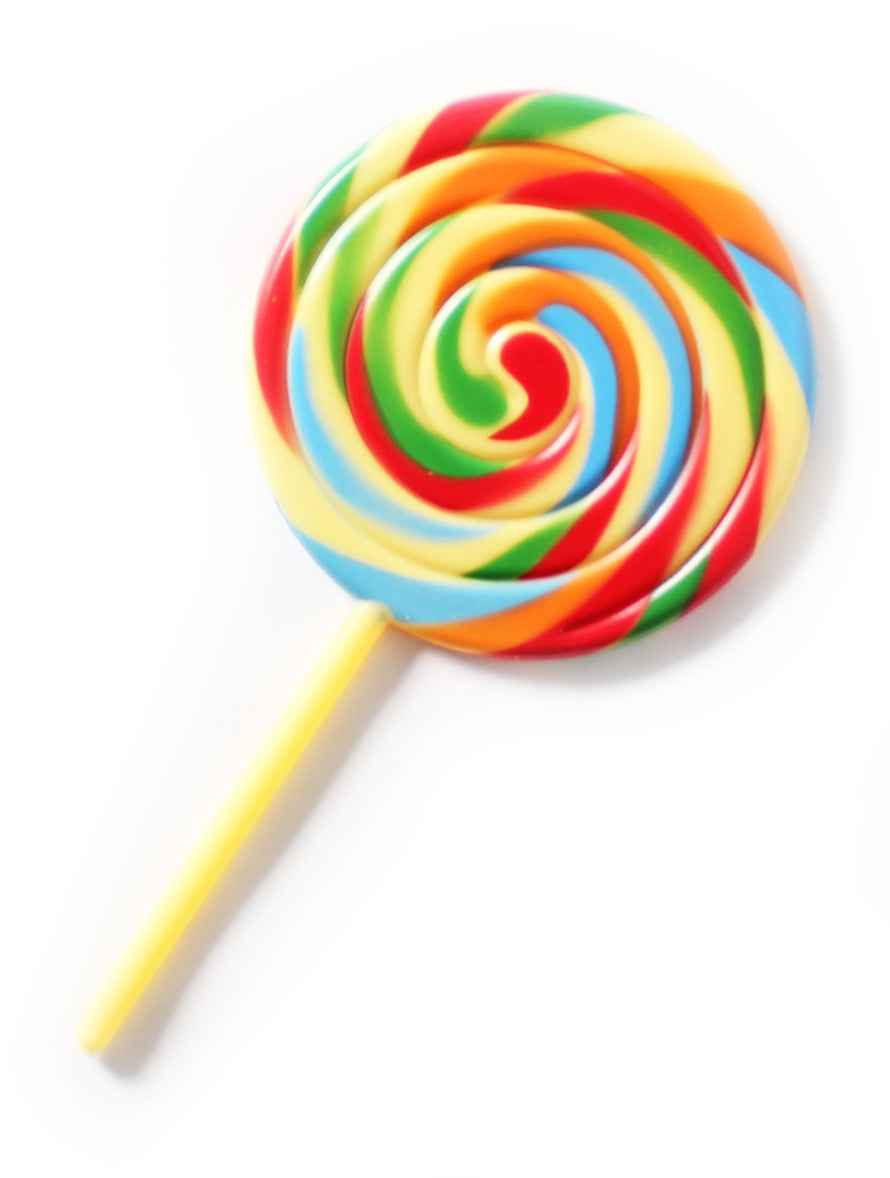Giant Rainbow Lollipop
