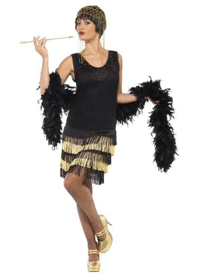 1920 Fringed flapper costume - Adult