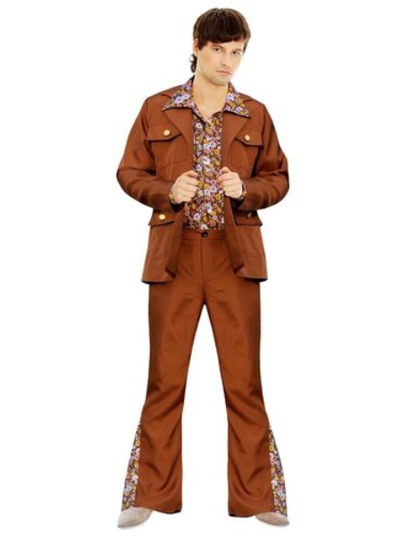Brown Safari Suit Mens Costume - Adult