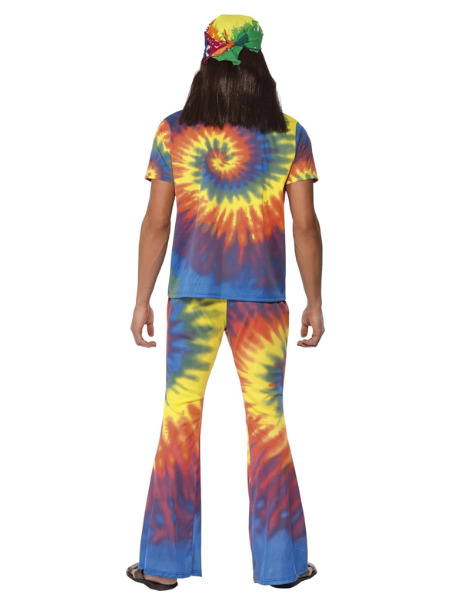 60's Tie Dye Top and Trousers - Adult