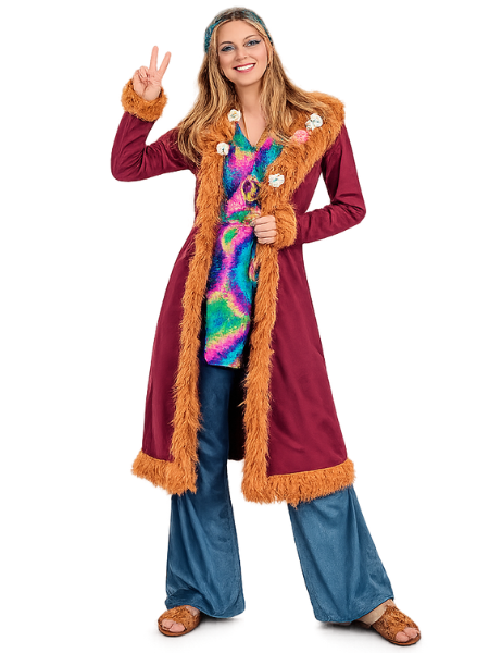 Woodstock Hippie Woman - Adult