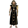 Pharaoh Black Gold Complete Costume - ADULT