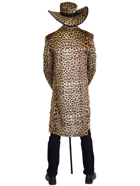 Leopard Pimp Coat & Hat - Adult