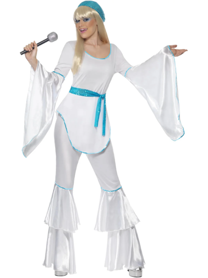 Super Trooper (Abba Inspired) Costume White - Adult