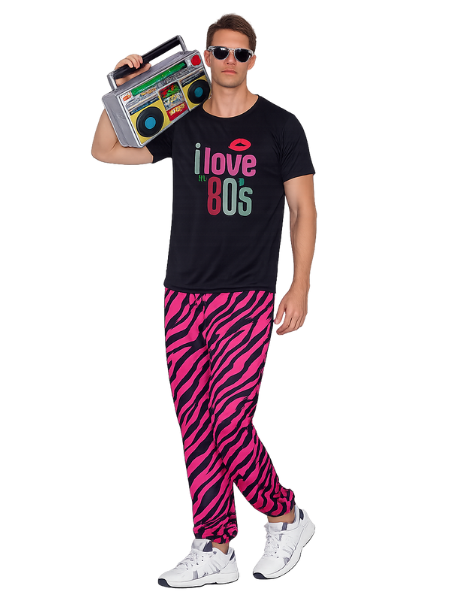 80's Hip Hop dude costume -Adult