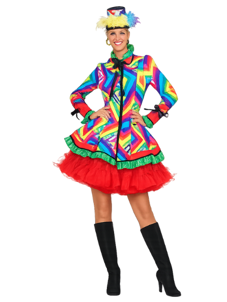 Funky pop art coat dress  Adult