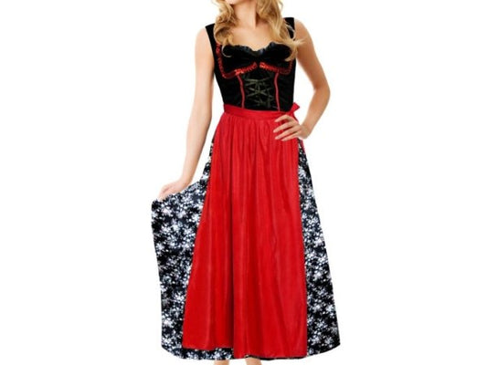 Tavern maiden dress Red/ Black -adult