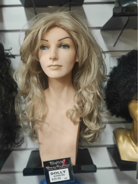 Dolly wigs various colours