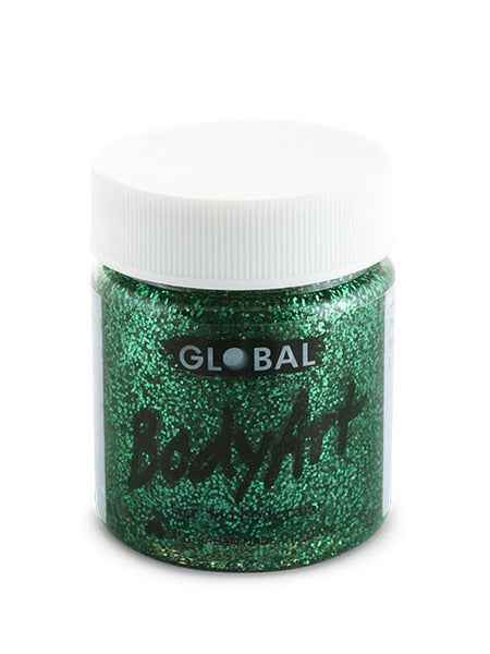45ml Face & BodyArt Liquid Paint - Green Glitter