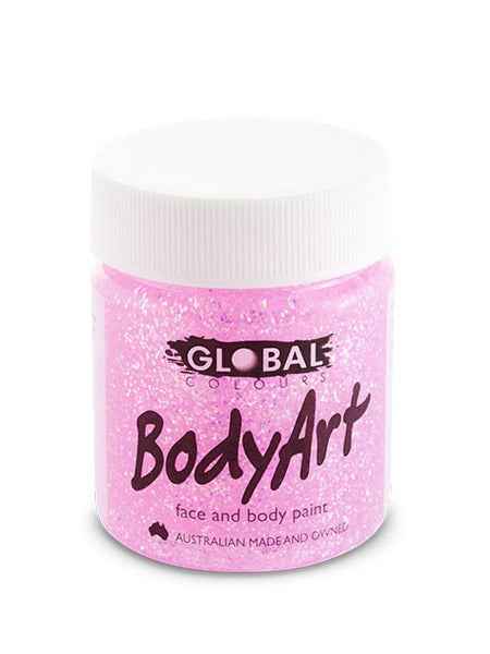 45ml Face & BodyArt Liquid Paint - Pink Glitter