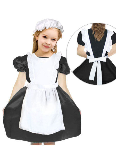 Colonial Apron and Hat Set - Child