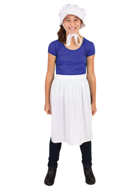 Historical apron and bonnet - Child