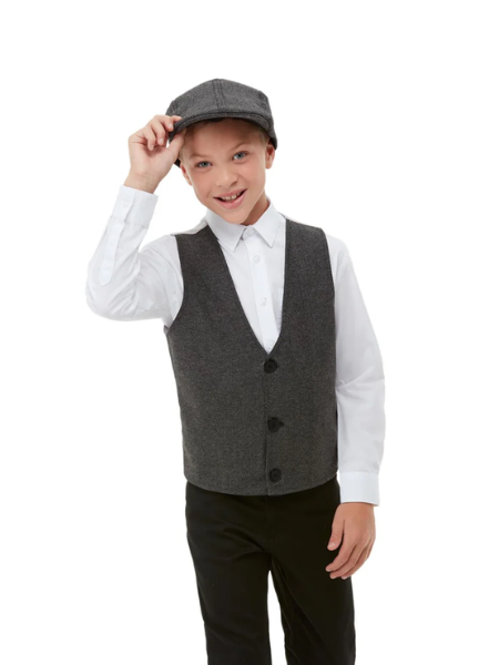 20's Gangster boy kit waistcoat & Hat - Child