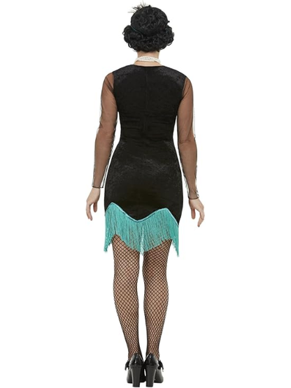20's Peacock Flapper Costume - Adult