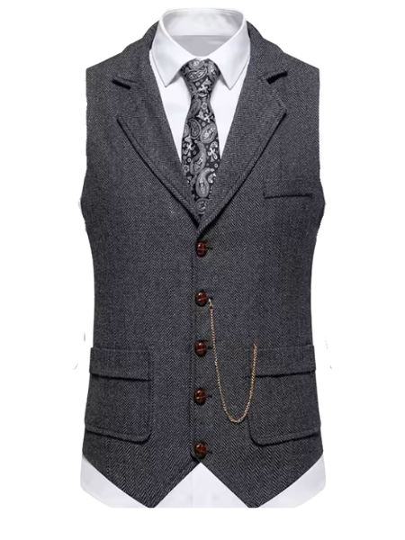 Gatsby Tweed Vest - Adult