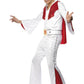 ELVIS PRESLEY LICENCED WHITE / RED COSTUME
