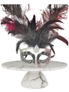 Silver and black deluxe masquerade