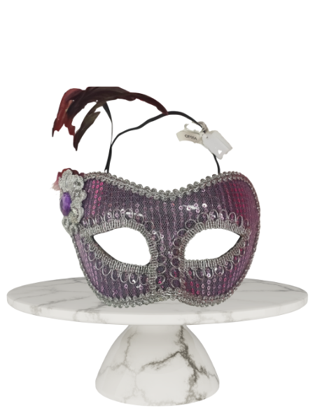 Lilac sequin masquerade
