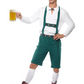 Green beer fest costume male - Adult