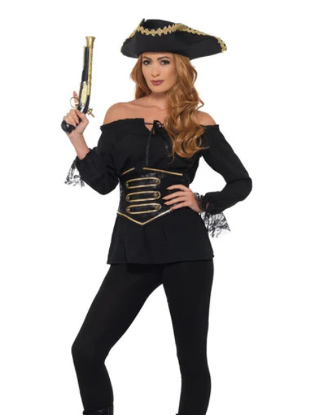 Deluxe Ladies Pirate Shirt - Adult