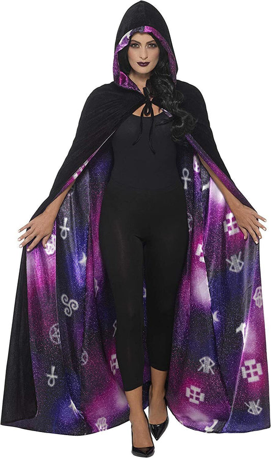 Deluxe reversible galaxy cape