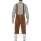 Traditional deluxe Hanz lederhosen costume male - Adult