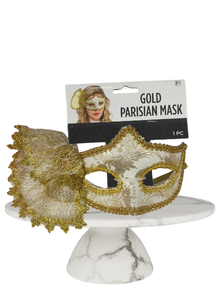 Gold Parisian masquerade