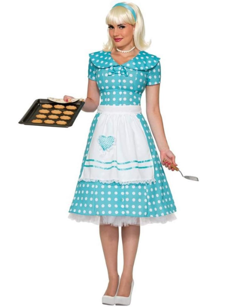 50s Housewife blue - Adult