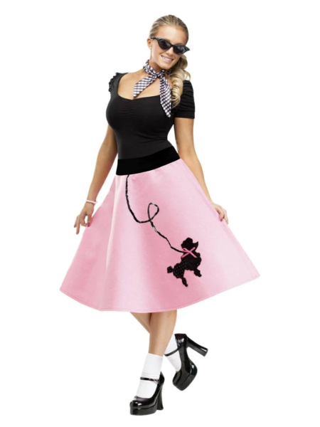 Pink Poodle 50's Skirt - Adult