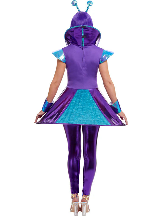 Alien lady  futuristic dress