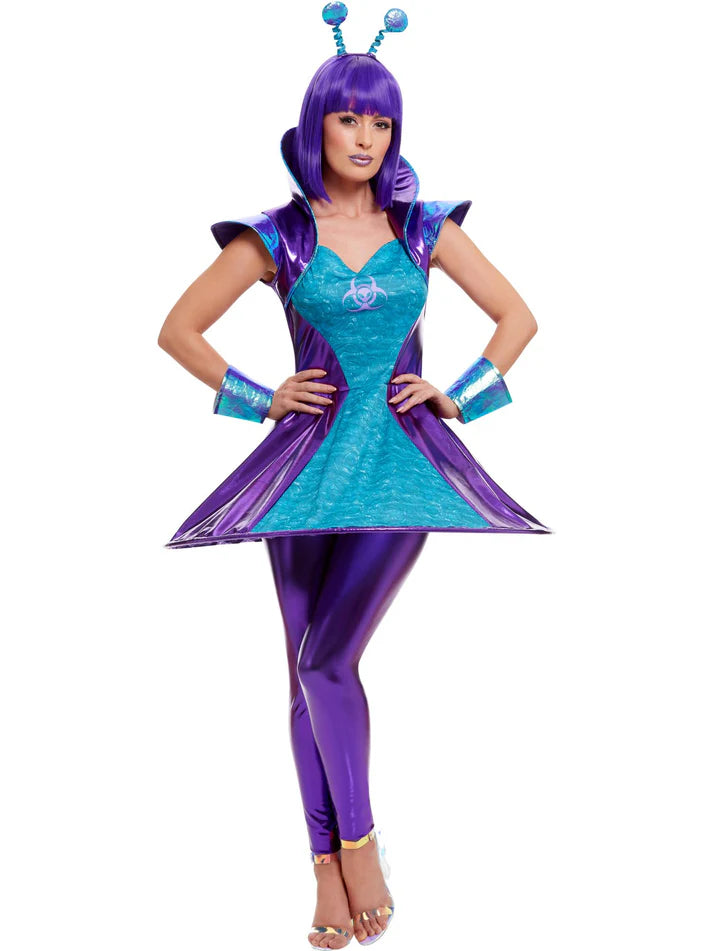 Alien lady  futuristic dress