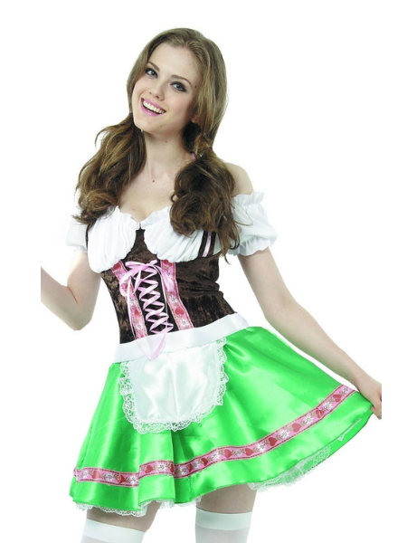 Beer girl Oktoberfest dress costume - adult