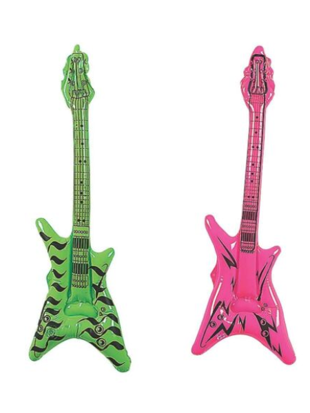 Inflatable electric guitar