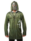 THE RIDDLER COSTUME TOP, ADULT