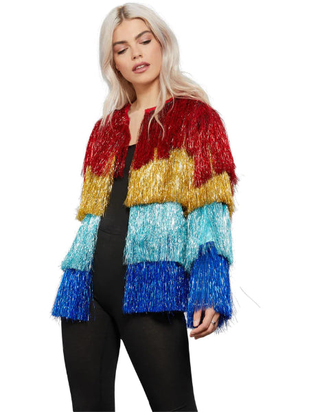 Tinsel Festival Jacket rainbow