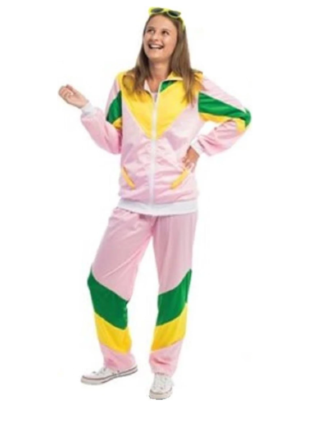 80's Tracksuit pink Woman's - Adult