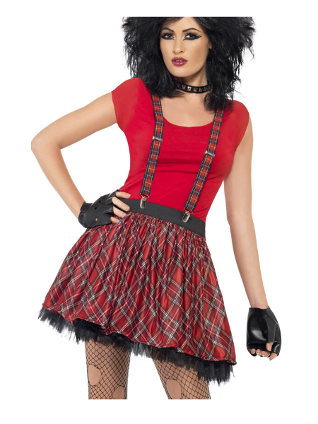 80's pink rock tartan kit